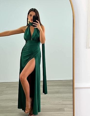 satenske haljine: Duga haljina u više boja — 1