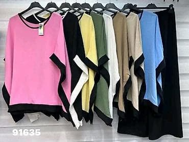 torba coco chanel: Ženska modna komplet-trenerka (tuniko-bluza + široke pantalone) - — 3