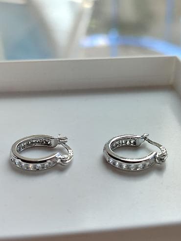 Minđuše: Minđuše ZIG 925 - Materijal: srebro 925 (pečat 925 vidljiv na kopči) — 3