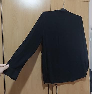 Shirts, blouses and tunics: Crna ženska košulja/bluza dugih rukava - Boja: crna - Model: klasična — 3