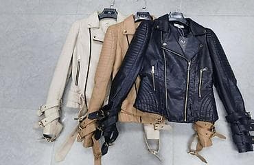 bunde od nerca cene: Ženska jakna od eko kože. Dostupna S M L XL Cena 3900 dinara 💛🌀 — 1