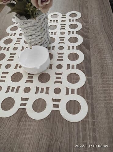 pesak za cvece: Doilies, color - White — 2