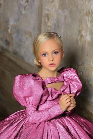 solo espadrile sa masnom: Odmah dostupne haljinice u kompletu sa mašnom za kosu 🩷 Cena 5800 din — 1