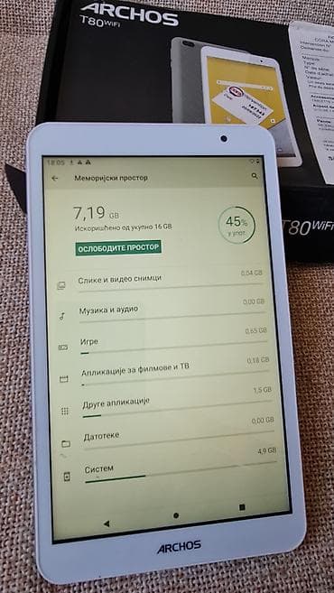 zvučnici: ARCHOS T80 WiFi tablet - Ekran: 8 inča (IPS), format pogodan za — 5