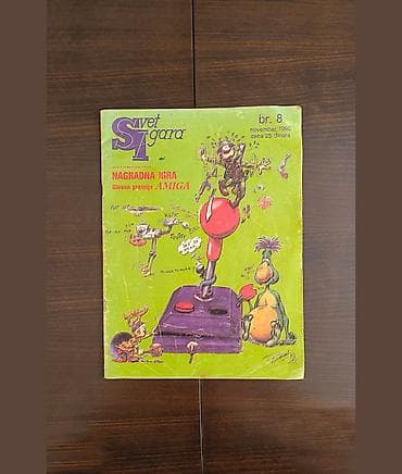 Svet Igara br. 8 (1990) – Commodore 64, Amiga, Atari ST – RETRO