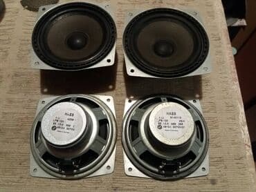 Zvučnici i stereo sistemi: Zvucnici 13cm;4 oma; HAES; Germany; gumene visilice; ispravni i — 1