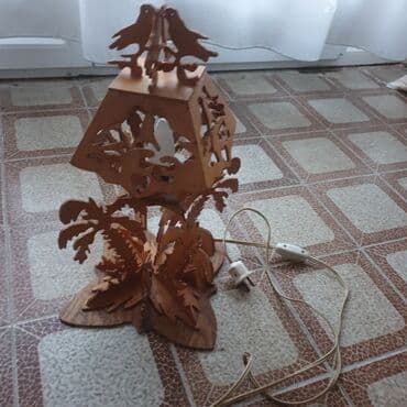 Kućni dekor: Starinska stolna lampa prelep rad — 1