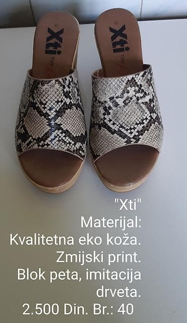 tiffany royal collection cena: Xti ženske klompe/sandale - Materijal: kvalitetna eko koža - Uzorak — 5