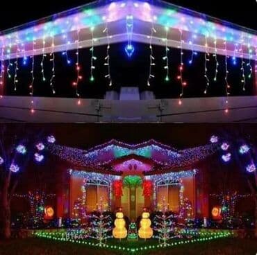 reflektori u boji: Led zavesa za spoljnu i unutrašnju upotrebu Dužina : 3m- 1.800dinara — 1