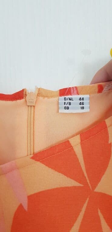 haljine sa kaisem: 2XL (EU 44), bоја - Narandžasta, Večernji, maturski, Drugi tip rukava — 4