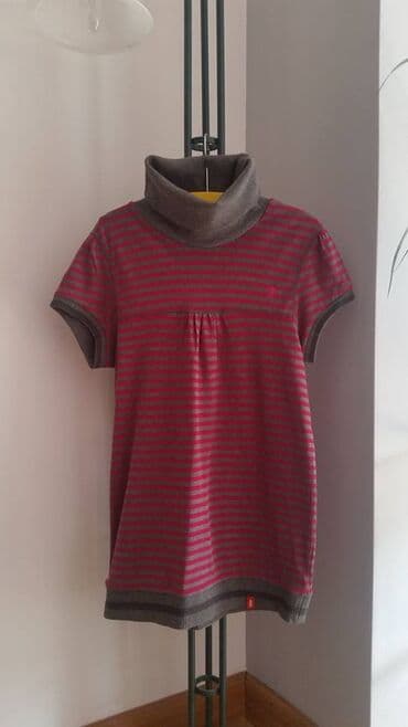 tunike zara: Potpuno nova EDC majica/tunika Rol kragna, kratak rukav Prugasta; — 4