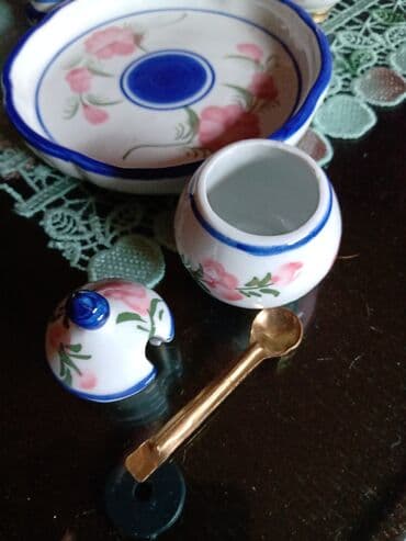 set za zacine: Set nov za zacine,rucni rad,rucno oslikan sa Tajlanda — 8