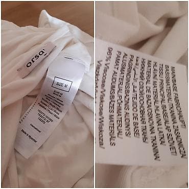 hm tunike: Orsay bela bluza sa čipkanim detaljima - Veličina: M (EUR M; SLO M) - — 3