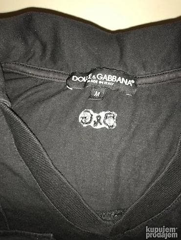 ljubicaste majice: Original Dolce &Gabbana duks M 100% cotton Ramena 45cm, duzina — 6