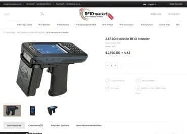 elektricni ostrac nozeva cena: *** AKCIJA *** #1688 Ručni RFID čitač AT870N **Korišteno u EKSTRA — 9