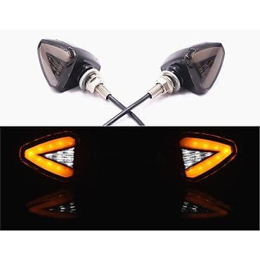 ajkula antena za auto: Led zmigavci za motor - univerzalni. Univerzalni led migavci za motor — 6