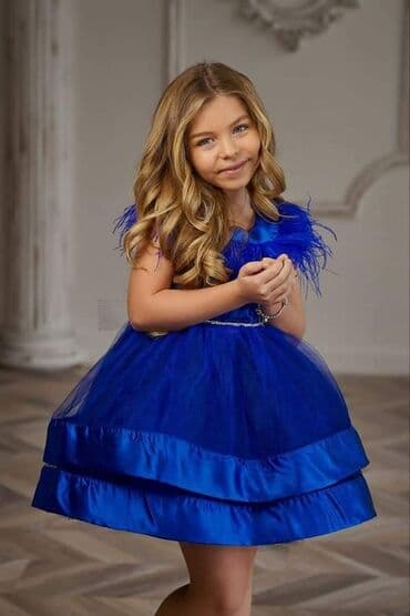 satenske pidzame: Predivne haljinice saten, til, perje, šljokice, za princezice od — 5