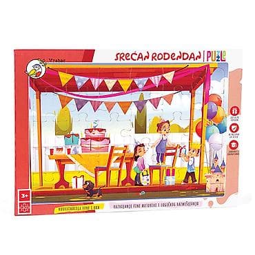 tinejdz vestica: Vrabac slagalica „Srećan rođendan“ – dečije puzzle sa 30 komada — 1