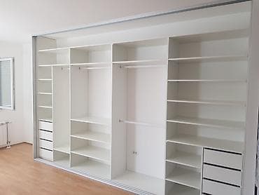 zidne police za spavacu sobu: Ugradni klizni plakari – modularni enterijer - Prostrani ugradni — 2