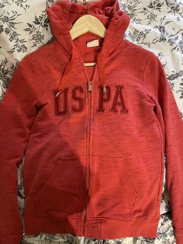 nikolas odeća: U.S. Polo Assn, S (EU 36), Jednobojni, bоја - Crvena — 2