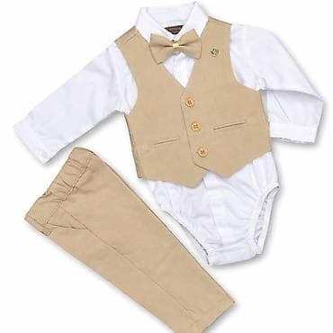 pantalone za mrsavljenje: Elegantni komplet bodi bež 06–18 Opis: - Svećani trodelni set za — 1