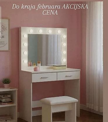 KOZMETIČKI STO sa 2 fioke komplet - 17000 din AKCIJA NA 16000 din - na lalafo.rs KOZMETIČKI STO sa 2 fioke komplet - 17000 din AKCIJA NA 16000 din -