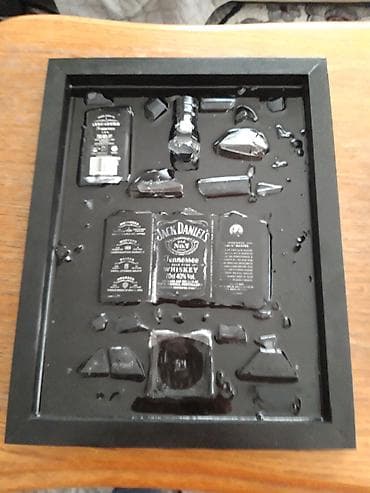 sobno cveće slike: Izrada slika od razbijenih flaša Ulepsajte vas dom, kafic, lokal — 3