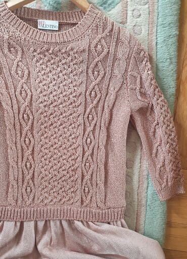 leprsave haljine dugih rukava: Valentino XS (EU 34), bоја - Roze, Večernji, maturski, Dugih rukava — 5