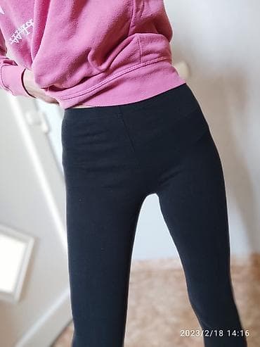 H&M crne helanke xs/s