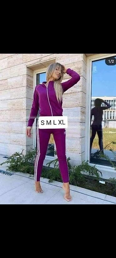 teget torbica: Dame’s trenerka komplet – gornji deo sa rajsferšlusom i donji deo — 7