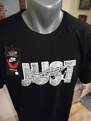 trikotazne pantalone: Nova muska pamucna markirana majica Nike u velikim brojevima. Turska — 2