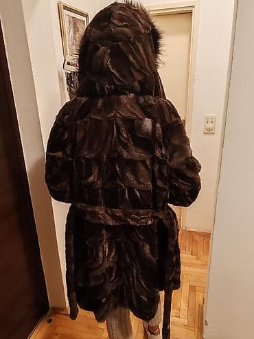 Venčanice i aksesoari: Prelepa, topla bunda od prirodnog krzna srebrne lisice * Velicina L/40 — 8