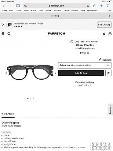 off white naocare: Original Oliver Peoples naocare NOVE TOP ( uzivo su izuzetne ) — 4