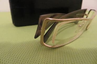 kozne mokasine sa debelim djonom: Prescription glasses, color - Gold — 12