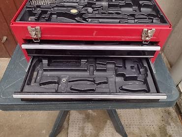 Merni alati i instrumenti: Metalni kofer za alat - ✅Metalni kofer za alat premljen sa 2 fioke i — 4