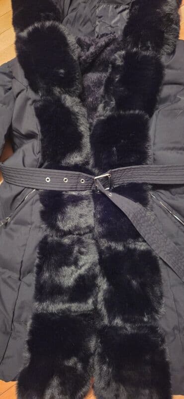 exit jakne: Zimska ženska jakna sa kapuljačom – crna - Duga, topla puffer jakna — 3