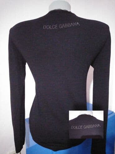 samsonite torbice na rame: Dolce & Gabbana, S (EU 36), Viscose, Single-colored, color - Black — 3