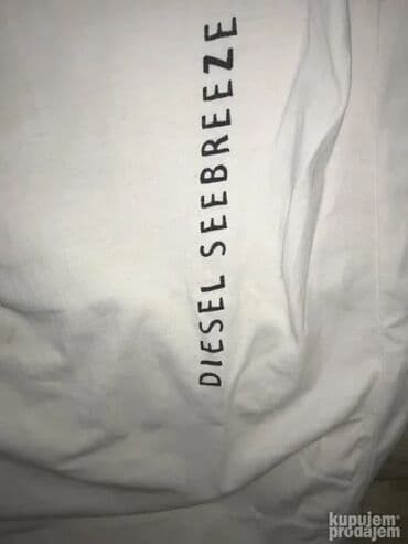 Donji delovi trenerke: Majica na kratke rukave, L, Diesel, bоја - Crna, Pamuk — 9