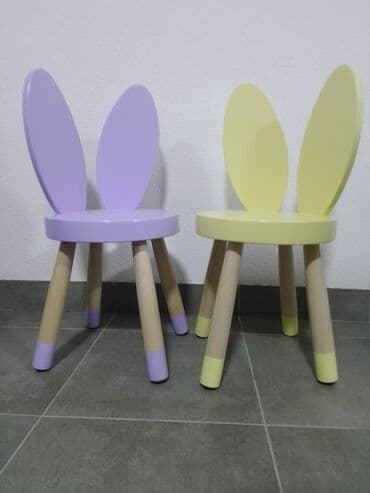 lidl sto i stolice za decu: Zeka mis stolice fi26cm 1700 din zeka mis fi 30 2000din kruna 2100din — 5