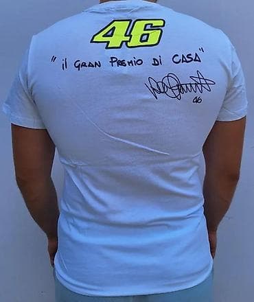 komplet nike: Muška majica kratkih rukava – bela, sa printom “46” i natpisom “il — 4