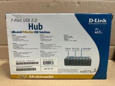 usb grejalica: *** AKCIJA *** #2702 USB HUB D-Link Model: DUB-H7 Portovi: 7× USB 2.0 — 9