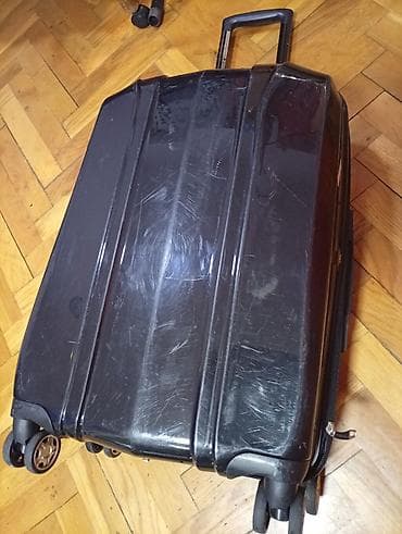 pepco torbe za plažu: Tvrdi kofer sa 4 točka, crne boje OKO. 65 40 25. MIRJEVO - — 4