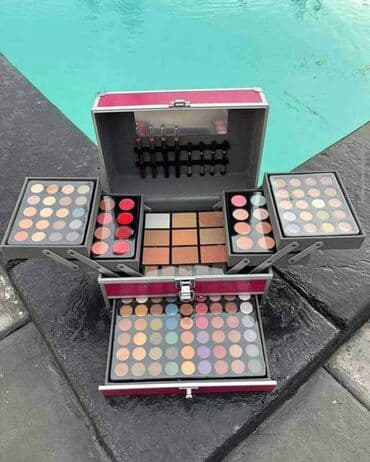 mona pancevo: Profesionalni kofer za šminku – komplet set - Čvrst aluminijumski — 3