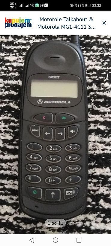kupujem televizor: Motorola Talkabout mobilni telefoni – klasični GSM modeli sa spoljnjom — 1