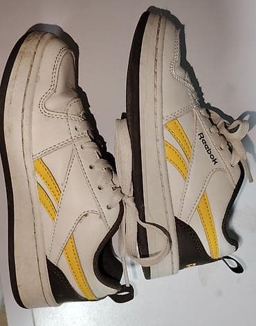 pikolinos obuca: Reebok dečje patike – bela koža sa žutim detaljima - Brend: Reebok — 2