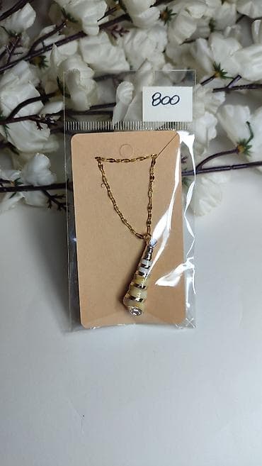 kosulje sa elastinom: Ogrlica sa privjeskom u obliku morske školjke - Privjesak: spiralni — 2