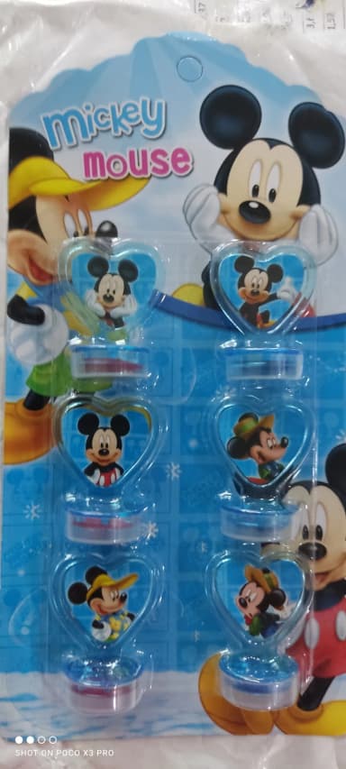 Pečati miki maus U pakovanju su 6 komada cena je 600 Inače imam još