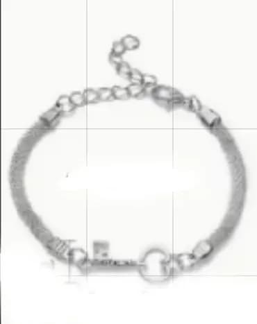 Chain bracelet, Material: Cubic zirconia