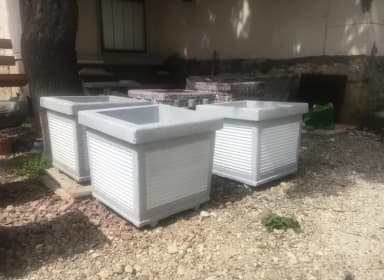 Betonske Žardinjere 40x40 – Imitacija Teraca O Nama BLUE STONE –