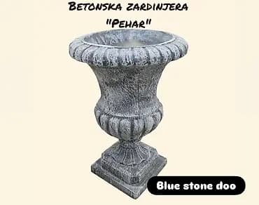 Betonska žardinjera “Pehar” - Materijal: armirani beton - Dizajn